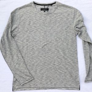 rag & bone linen blend Owen tee - striped